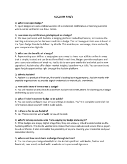 ACCLAIM FAQ`s - credentialingexcellence.org