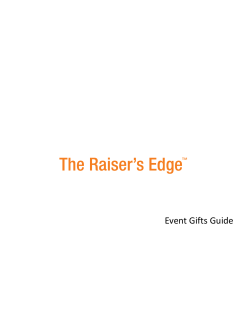 Event Gifts Guide
