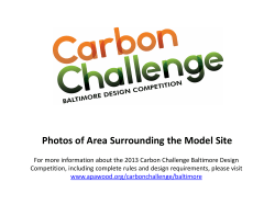 Photos of Area Surrounding the Carbon Challenge Baltimore