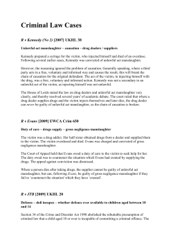 coincidence of actus reus and mens rea