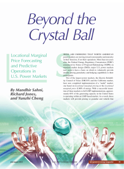 Locational Marginal Price Forecasting and Predictive Operations in