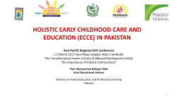 From Policy to Practice Prof. Muhammad Rafique Tahir Joint