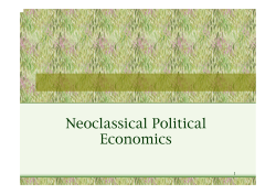 Neoclassical Political Economics