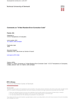 Comments on "A New Random-Error-Correction Code"