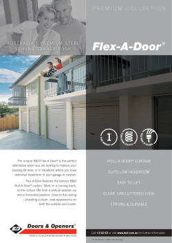 Flex-A-Door - The Roller Door Doctor