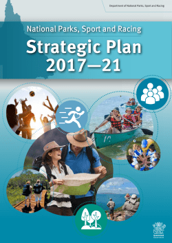 NPSR Strategic Plan 2017-2021 - Department of National Parks