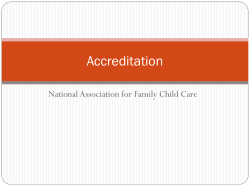 Accreditation