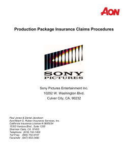 Aon/Albert G. Ruben Master Proposal Template