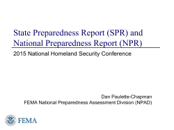 FEMA Template - National Homeland Security Association