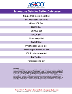 Innovative Sets for Better Outcomes