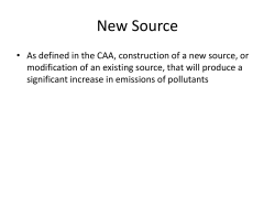 New Source Performance Standards (NSPS)