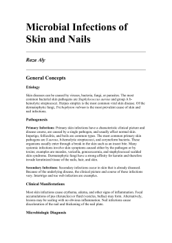 Microbial Infections of Skin and Nails