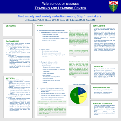 Poster template - Teaching and Learning Center