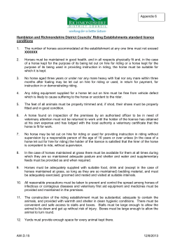 Hambleton and Richmondshire District councils` Riding