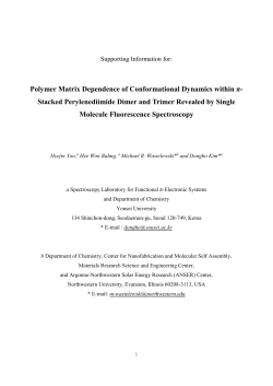 Polymer Matrix Dependence of Conformational Dynamics within &pi;