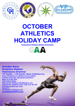 giffnock north - Glasgow Athletics Association