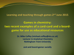 Green Chemistry: Classroom implementation of an educational