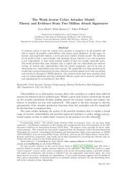 The Work-Averse Cyber Attacker Model: Theory and