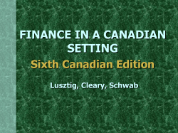 FINANCE - power point presentation