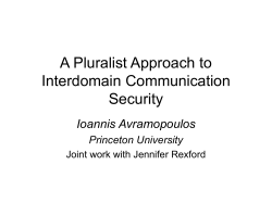 A Pluralist Approach to Interdomain