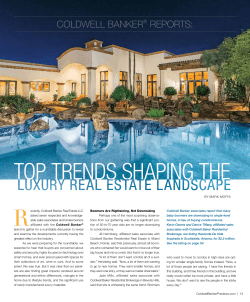top trends shaping the - Coldwell Banker Global Luxury