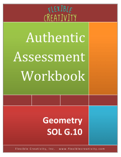 Authentic Assessment Workbook