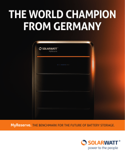 THE WORLD CHAMPION FROM GERMANY