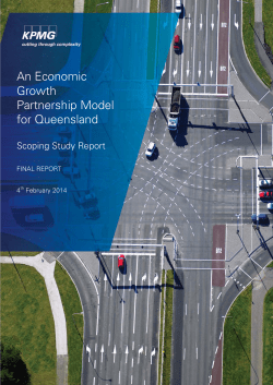 An Economic Growth Partnership Model for Queensland