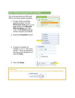 How to Graph an Inequality in Microsoft Math