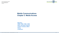 Mobile Communications - Freie Universit&auml;t Berlin