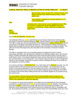Faculty - Clinical Practice Track - University of Colorado Colorado