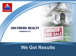 Power Point - Southern Realty Enterprises