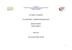JAVASOLT TANMENET H. Q. MITCHELL &ndash; MARILENI