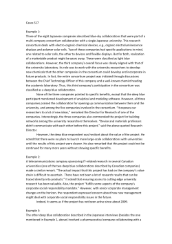 Cases S17 Example 1: Three of the eight Japanese companies