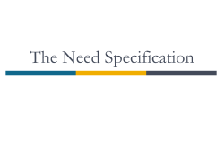 Marketing and Engineering Requirements