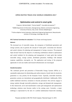 Optimization and control in smart grids