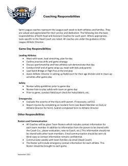 Head Coach &ndash; Spirit
