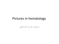 Pictures in hematology