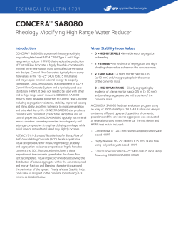 CONCERA&trade; SA8080 - GCP Applied Technologies