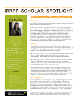 The Evolution of Mexican Organizations