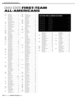 OHIO STATE FIRST-TEAM ALL