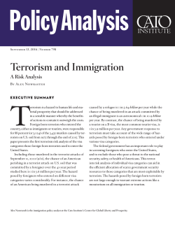 Terrorism and Immigration