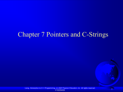 Chapter 6 Objects and Classes