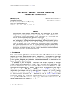 The Extended Littlestone`s Dimension for Learning with Mistakes