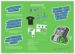 increase profits ...increase profits ...increase customer