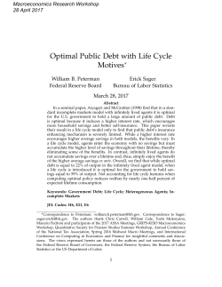 Optimal Public Debt with Life Cycle Motives