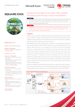 Supporting the progress of the latest &ldquo;RISE of MANA&rdquo; role