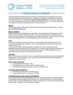 Dr. Nancy Fazekas Grubb, MD, ABFM, ABIHM 4030 Massillon Rd
