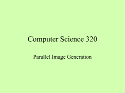 Parallel Image Generation