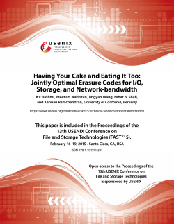 Having Your Cake and Eating It Too: Jointly Optimal
